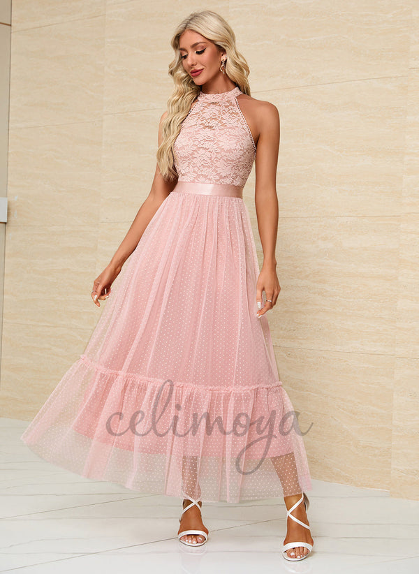 Illusion Robes mi-longues en tulle élégantes - 299344